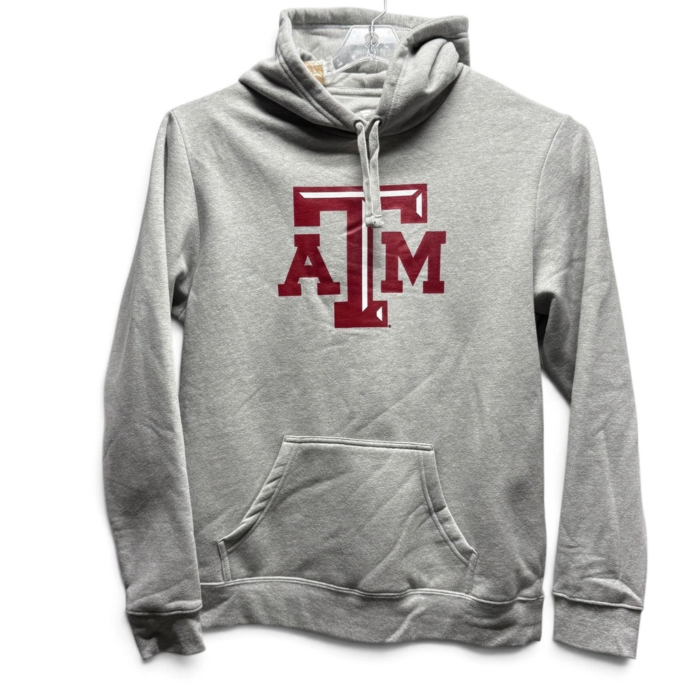 NWT Fanatics Texas A&M Aggies Hoodie Pullover Fleece Logo Mens Gray XL